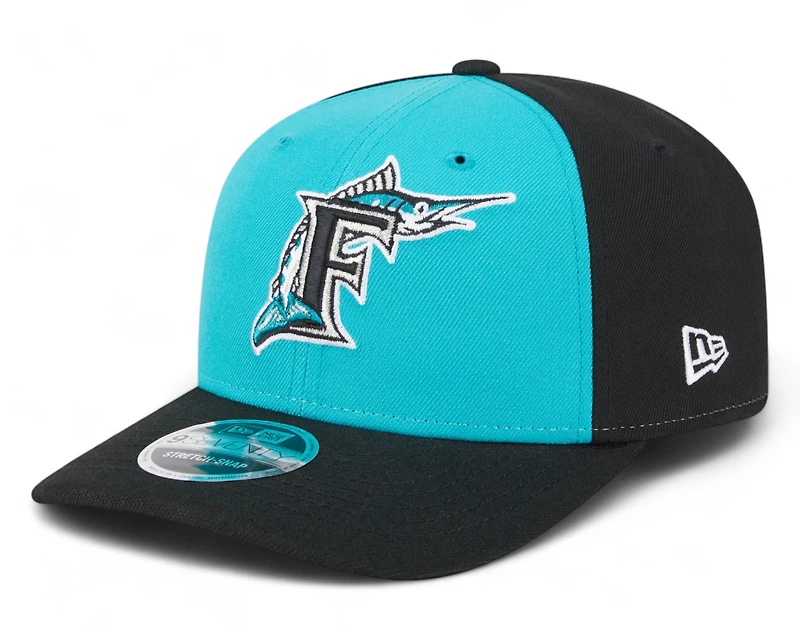 Florida Marlins Cooperstown Collection New Era 9SEVENTY Stretch Snapback Hat