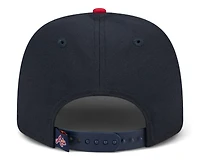 Atlanta Braves Classic Navy Blue and Red New Era 9SEVENTY Stretch Snapback Hat