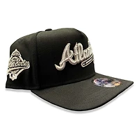 Atlanta Braves Black and Silver 1995 World Series Patch New Era 9FIFTY A-Frame Snapback Hat