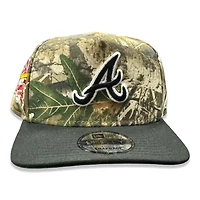 Atlanta Braves Camo Black Two Tone 30th Season Patch New Era 9FIFTY A-Frame Snapback Hat