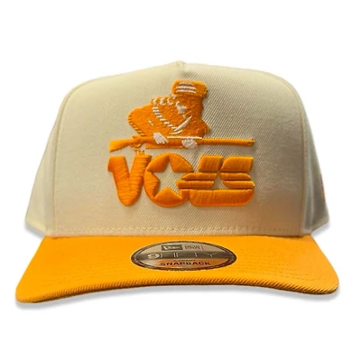 Tennessee Volunteers Chrome Orange Two Tone Rifleman Logo New Era 9FIFTY A-Frame Snapback Hat