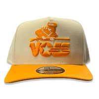 Tennessee Volunteers Chrome Orange Two Tone Rifleman Logo New Era 9FIFTY A-Frame Snapback Hat