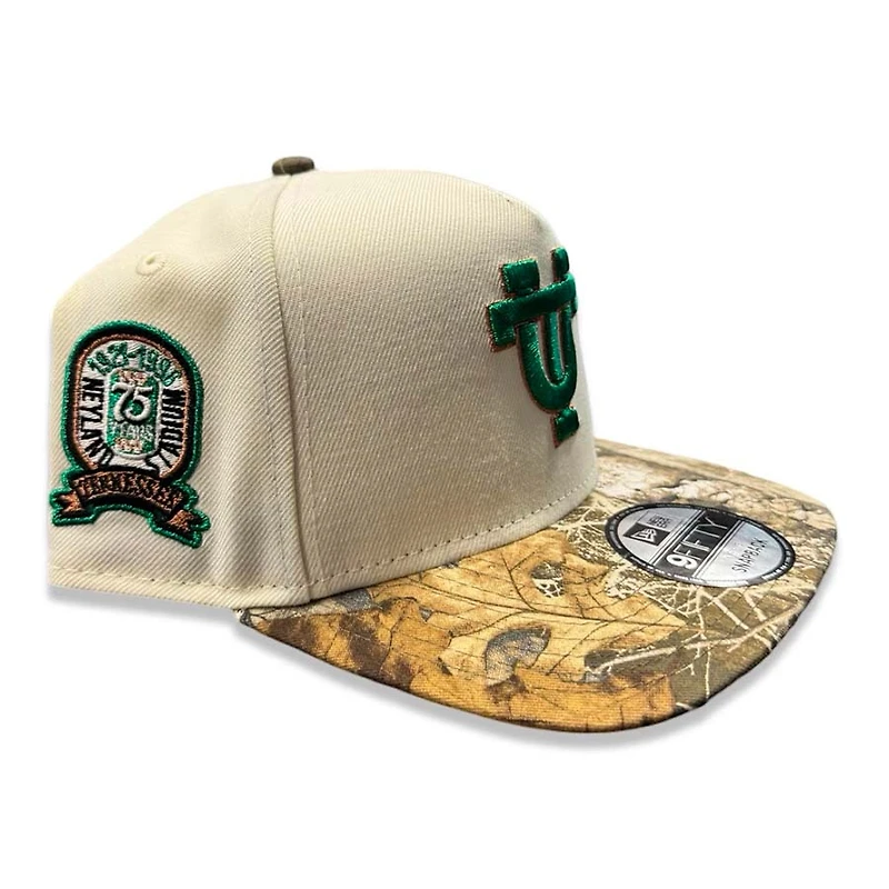 Tennessee Volunteers Cream Camo Two Tone 75 Years Patch New Era 9FIFTY A-Frame Snapback Hat