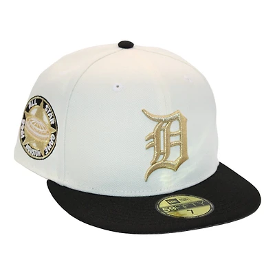 Detroit Tigers Cream and Black "IceTrey Daytons" 1968 All Star Game Patch Gray UV New Era 59Fifty Fitted Hat