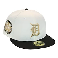 Detroit Tigers Cream and Black "IceTrey Daytons" 1968 All Star Game Patch Gray UV New Era 59Fifty Fitted Hat