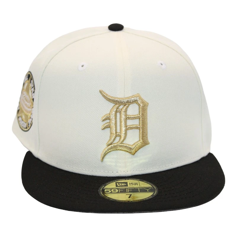 Detroit Tigers Cream and Black "IceTrey Daytons" 1968 All Star Game Patch Gray UV New Era 59Fifty Fitted Hat