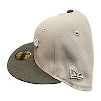 Atlanta Braves Gray and Black "Be Brave, Brain Cancer Awareness" 40th Patch UV New Era 59FIFTY Fitted Hat