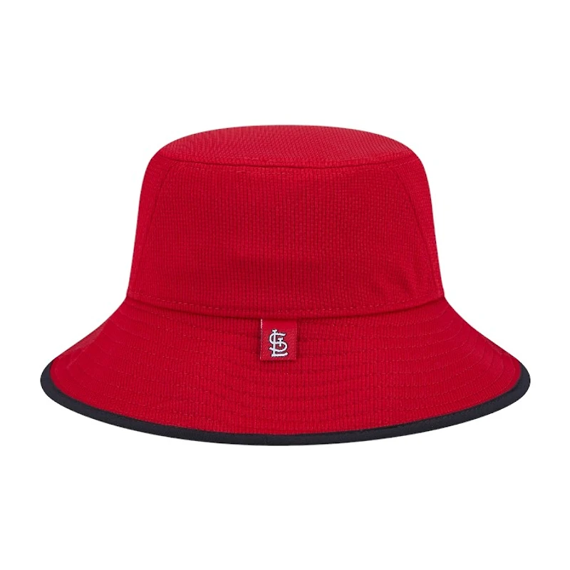 St. Louis Cardinals Red Game Day New Era Bucket Hat
