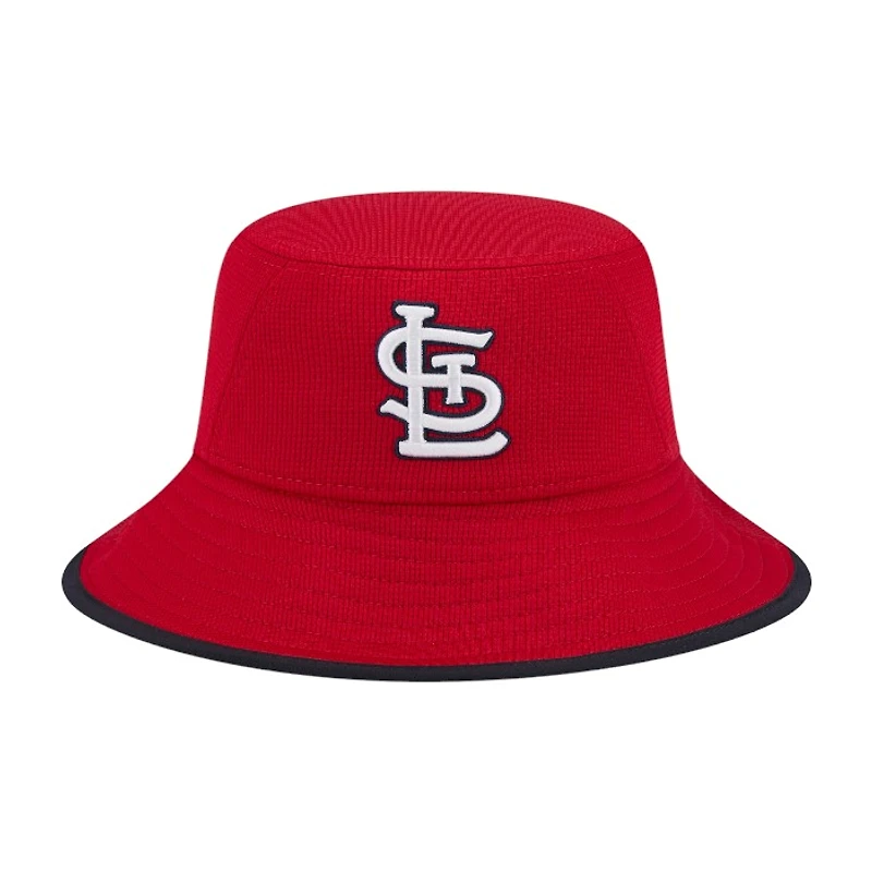 St. Louis Cardinals Red Game Day New Era Bucket Hat