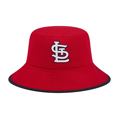 St. Louis Cardinals Red Game Day New Era Bucket Hat
