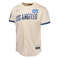 Youth Los Angeles Dodgers Freddie Freeman Cream Nike City Connect Limited Player Jersey