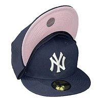 New York Yankees All Navy Pink UV Era 59FIFTY Fitted Hat