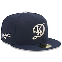 Los Angeles Dodgers Navy 2024 City Connect New Era 59FIFTY Fitted Hat