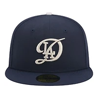 Los Angeles Dodgers Navy 2024 City Connect New Era 59FIFTY Fitted Hat