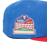 Texas Rangers Blue and Red " TBG DPM Stock Pack" Inaugrual Season at Globe Life Field Patch Green UV New Era 59Fifty Fitted Hat
