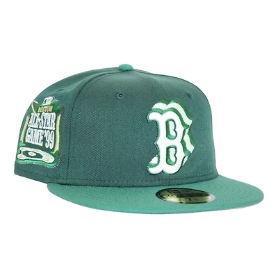 Boston Red Sox Green 2 Tone "FHN DPM Stock Pack" 1999 All Star Game Patch Gray UV New Era 59Fifty Fitted Hat