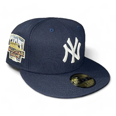 New York Yankees Navy 2014 ASG Patch Gray UV Era 59FIFTY Fitted Hat