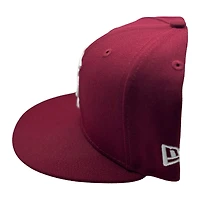 St. Louis Cardinals Maroon and White Basic New Era 59FIFTY Fitted Hat