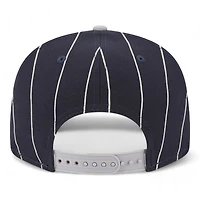 New York Yankees Navy and Gray Pinstripe Gray UV New Era 9FIFTY Snapback Hat
