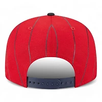 St. Louis Cardinals Red and Navy Pinstripe Gray UV New Era 9FIFTY Snapback Hat