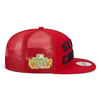 St. Louis Cardinals Red Trucker Mesh 2011 World Series Patch Gray UV New Era 9FIFTY Snapback Hat