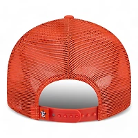 Houston Astros Orange Trucker Mesh Gray UV New Era Low Profile 9FIFTY Snapback Hat