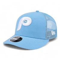 Philadelphia Phillies Icy Blue Trucker Mesh Gray UV New Era Low Profile 9FIFTY Snapback Hat