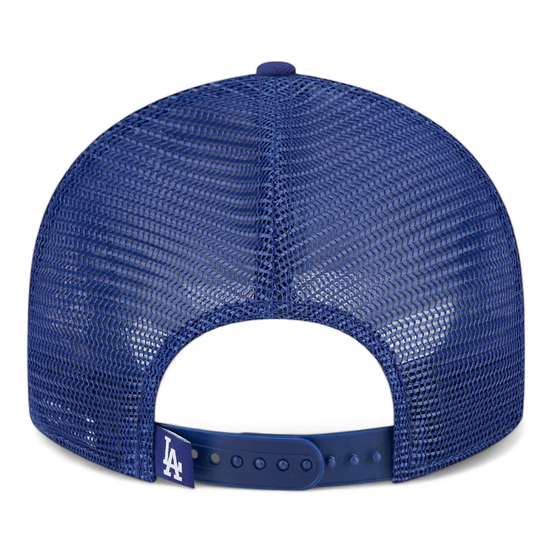 Los Angeles Dodgers Royal Blue Trucker Mesh Gray UV New Era Low Profile 9FIFTY Snapback Hat