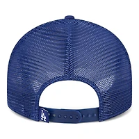 Los Angeles Dodgers Royal Blue Trucker Mesh Gray UV New Era Low Profile 9FIFTY Snapback Hat