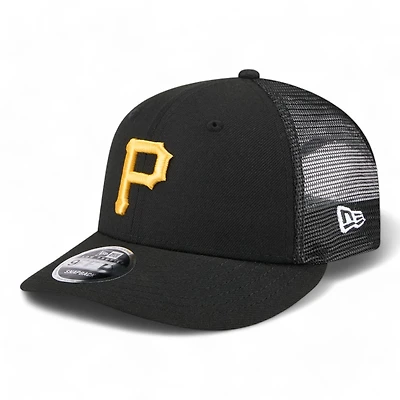 Pittsburgh Pirates Black Trucker Mesh Gray UV New Era Low Profile 9FIFTY Snapback Hat