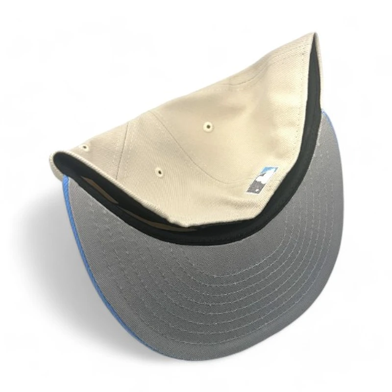 Philadelphia Phillies Stone Gray and Steel Blue 2008 WS Patch UV New Era 59FIFTY Fitted Hat