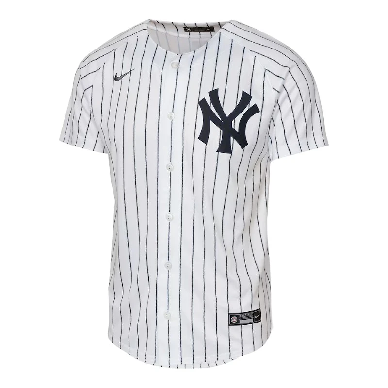 Youth New York Yankees Aaron Judge Nike Limited White Home Player Jersey