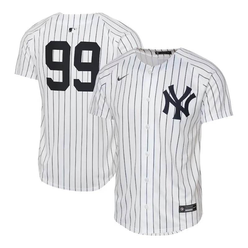 Youth New York Yankees Aaron Judge Nike Limited White Home Player Jersey