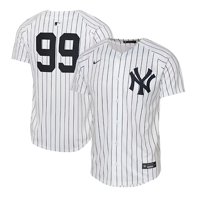 Youth New York Yankees Aaron Judge Nike Limited White Home Player Jersey