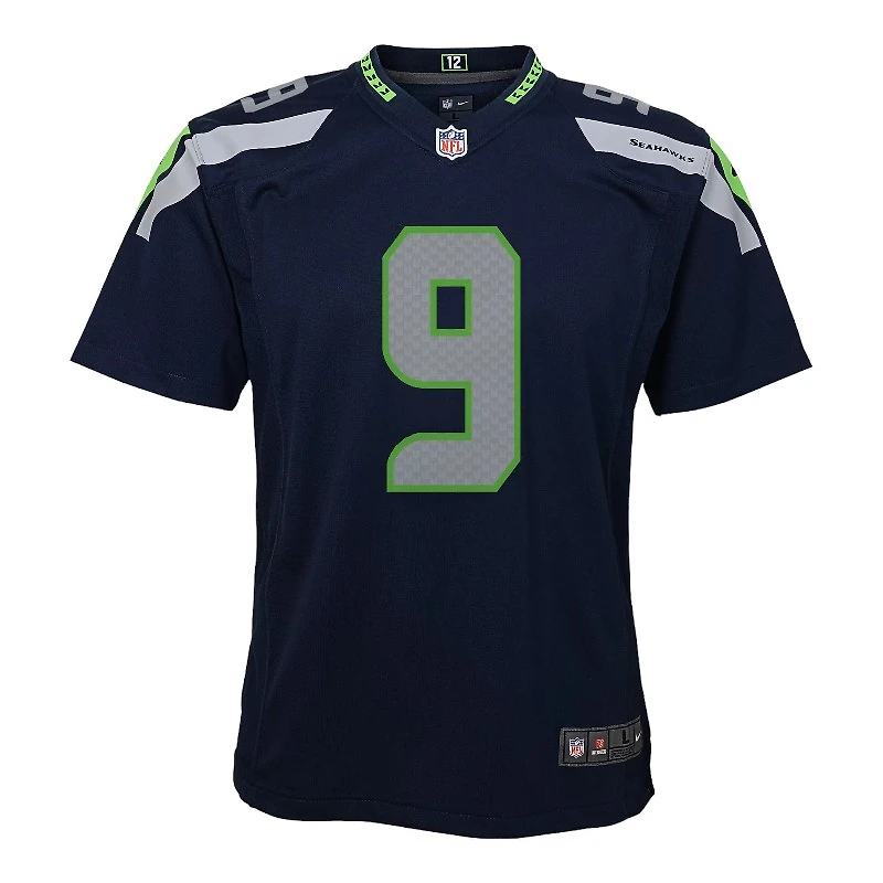 Youth Seattle Seahawks Kenneth Walker III Navy Nike Game Jersey