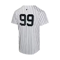 Youth New York Yankees Aaron Judge No Name White Pinstripe Nike Home Jersey