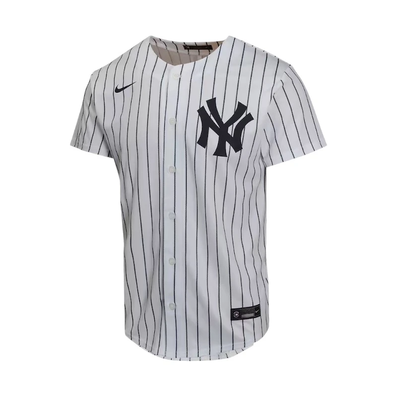 Youth New York Yankees Aaron Judge No Name White Pinstripe Nike Home Jersey
