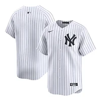 Youth New York Yankees White Pinstripe Nike Blank Team Home Jersey