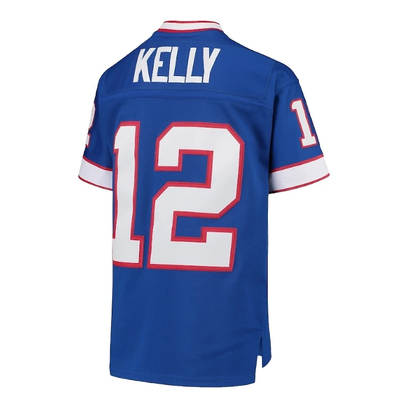 Youth Buffalo Bills Jim Kelly Mitchell & Ness Royal Blue 1990 Throwback NFL Jersey