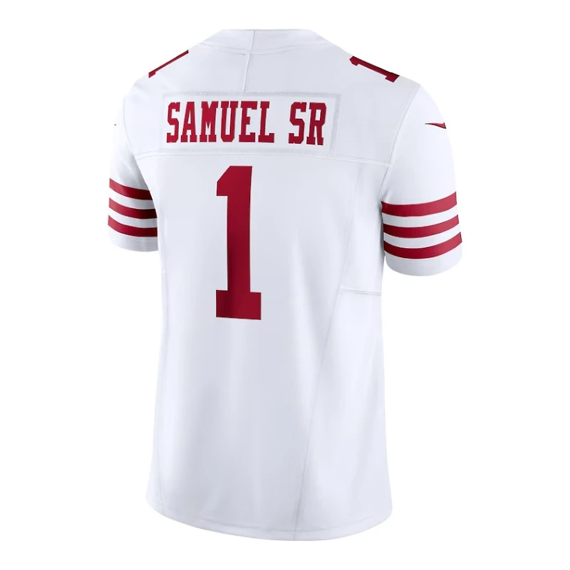 San Francisco 49ers Deebo Samuel Sr White Nike Vapor F.U.S.E Limited Jersey