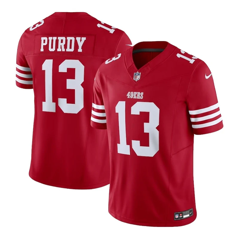 San Francisco 49ers Brock Purdy Red Nike Vapor F.U.S.E Limited Jersey