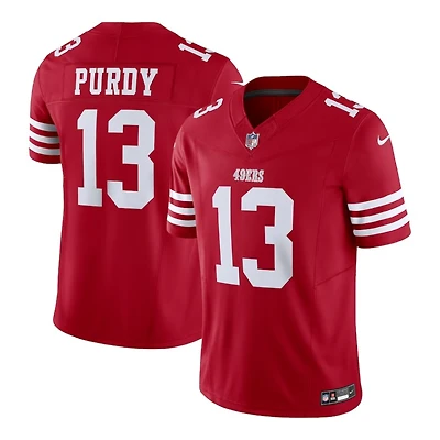 San Francisco 49ers Brock Purdy Red Nike Vapor F.U.S.E Limited Jersey