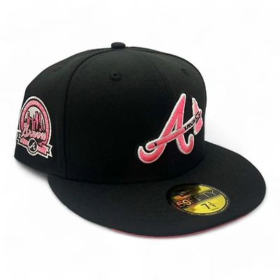 Atlanta Braves Black and Red Employee Pack 40th Anni Patch UV New Era 59FIFTY Fitted Hat