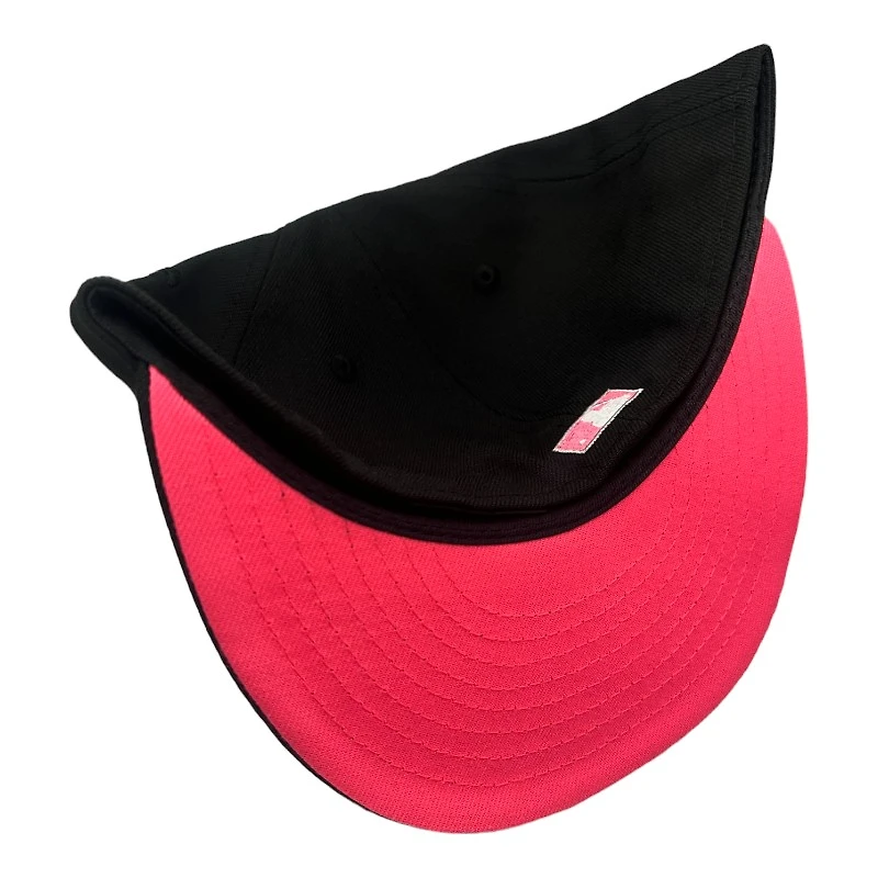 Atlanta Braves Black and Red Employee Pack 40th Anni Patch UV New Era 59FIFTY Fitted Hat