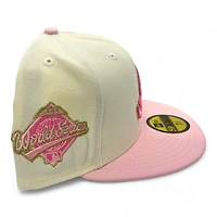 Atlanta Braves Chrome and Pink Employee Pack 1995 WS Patch UV New Era 59FIFTY Fitted Hat