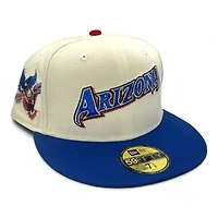 Arizona Diamondbacks Chrome and Royal Blue Employee Pack League Patch Gray UV New Era 59FIFTY Fitted Hat
