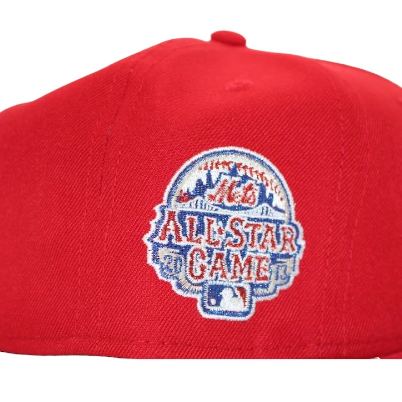 New York Mets Red "DPM July 4th Pack" 2013 All Star Game Patch Gray UV Era 59Fifty Fitted Hat