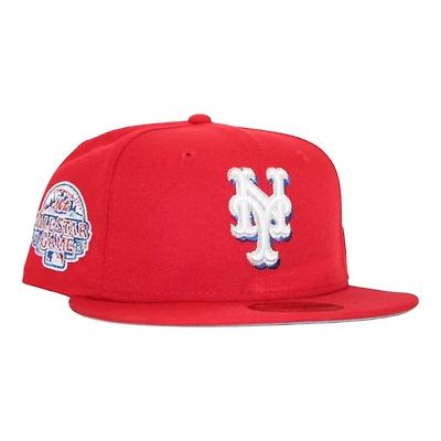 New York Mets Red "DPM July 4th Pack" 2013 All Star Game Patch Gray UV Era 59Fifty Fitted Hat