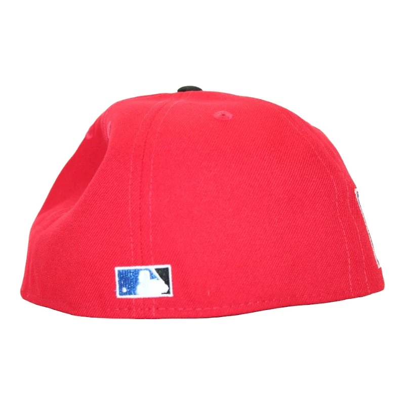 Montreal Expos Red and Black "DPM July 4th Pack" Olympus Stadium Patch Gray UV New Era 59Fifty Fitted Hat