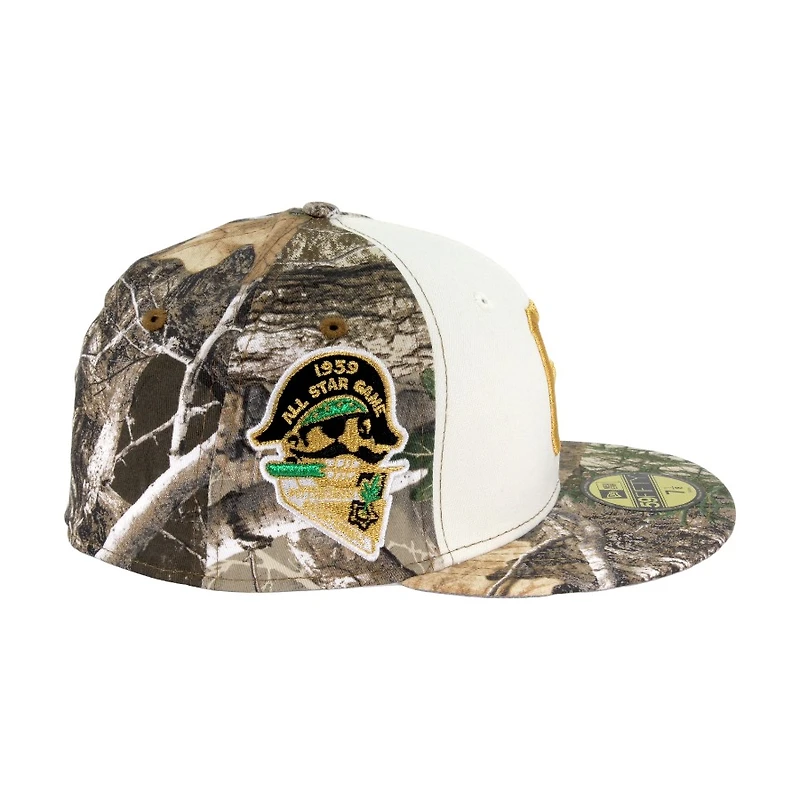 Pittsburgh Pirates "Real Tree 2.0 Pack" 1959 ASG Patch Gray UV New Era 59FIFTY Fitted Hat